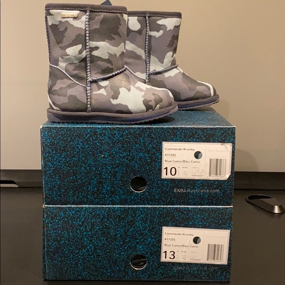 EMU boys camo winter boots - Picture 1 of 5